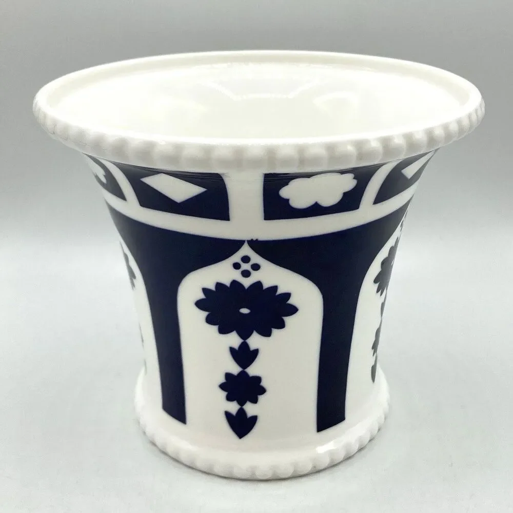 Royal Crown Derby Unfinished Imari Mantel Vase Urn Cachepot Planter Pot 4.75